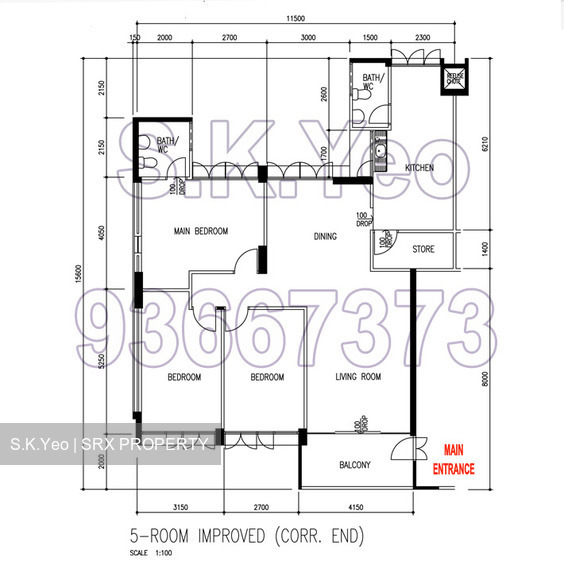 Blk 339 Hougang Avenue 7 (Hougang), HDB 5 Rooms #174103652
